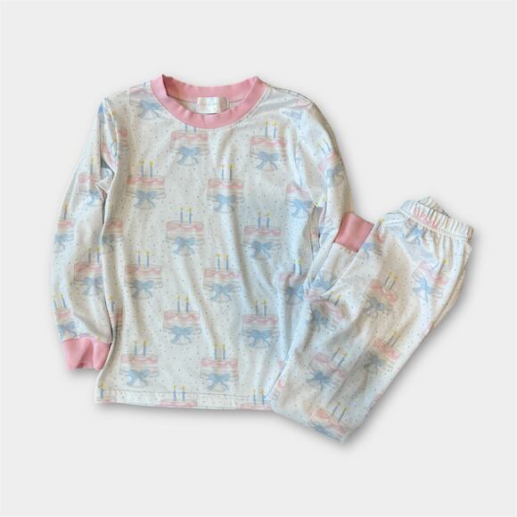 Cecil & Lou Pink Birthday Cake Pajamas 6 - Picture 1 of 11